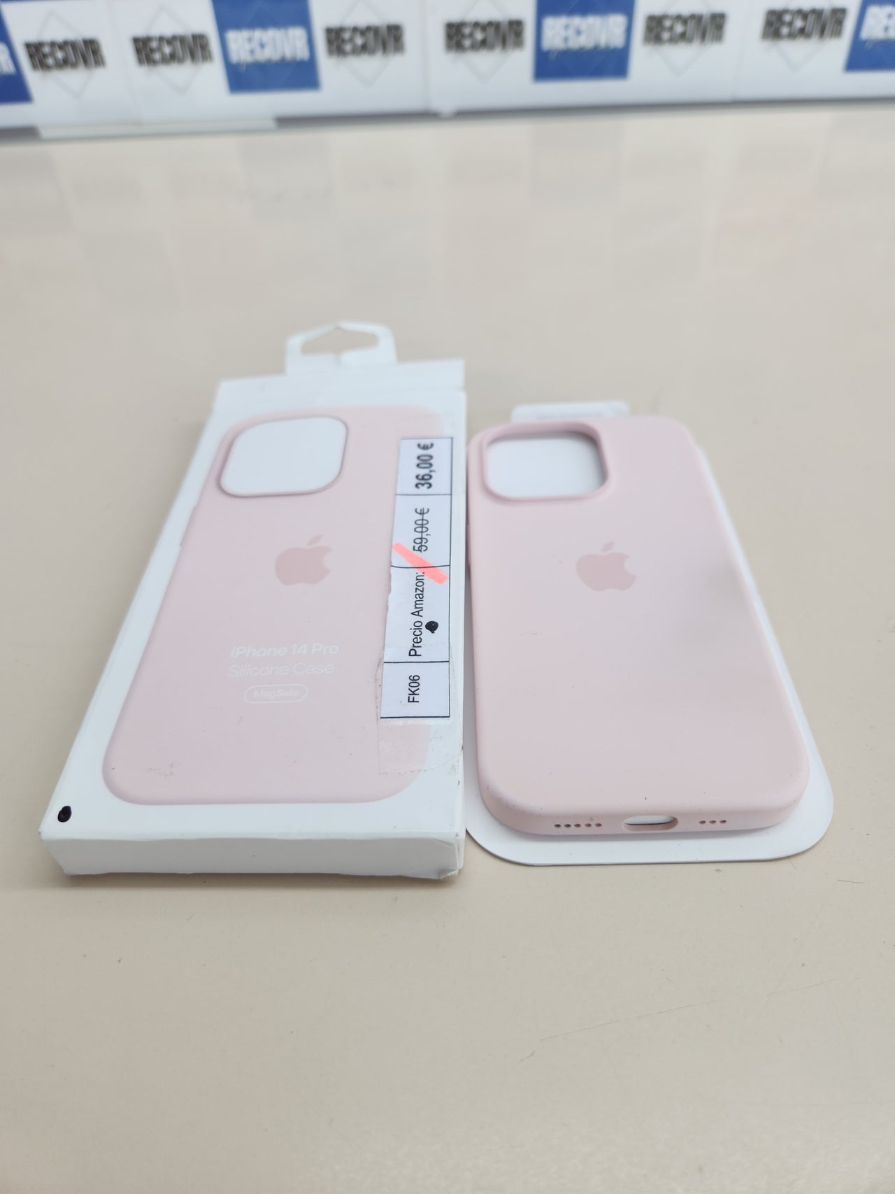 Funda silicona MagSafe iPhone 14 Pro Rosa