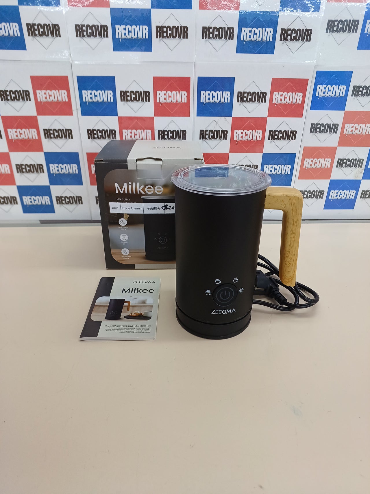 Espumador de Leche Zeegma Milkee 650ml 500W