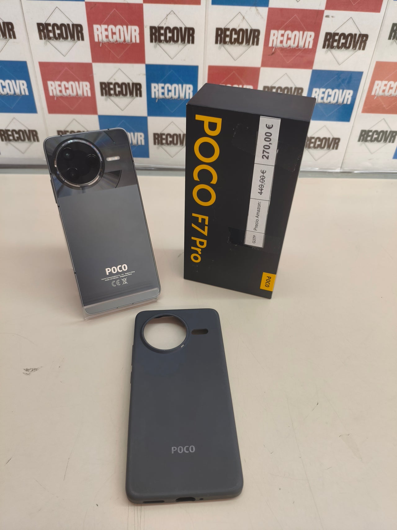 Xiaomi POCO F7 Pro, 12+256 GB, AMOLED 2K 120 Hz, Snapdragon 8 Gen 3, negro