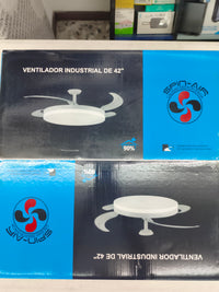 Ventilador techo aspas retráctil ST-39YX7