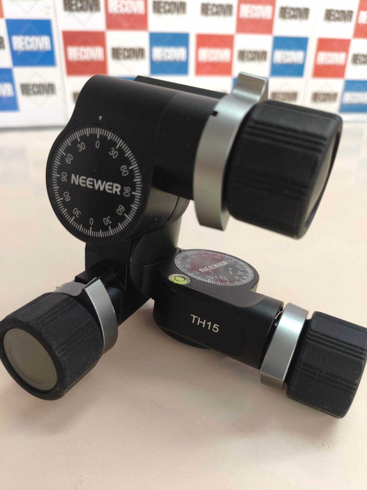 NEEWER TH15, cabezal trípode 3 vías, 360°, Arca QR, 6kg