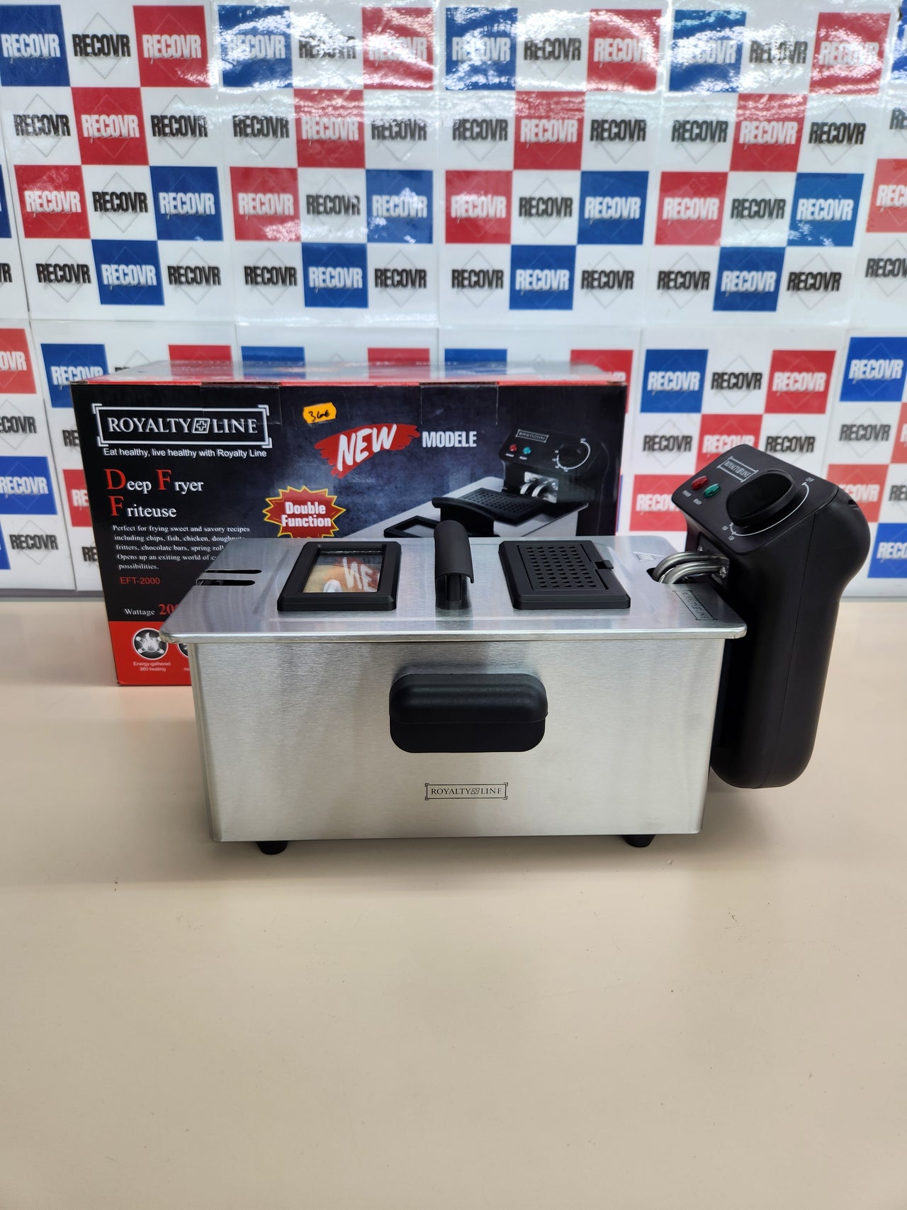 Freidora de Aceite 2000W 3L Royalty Line