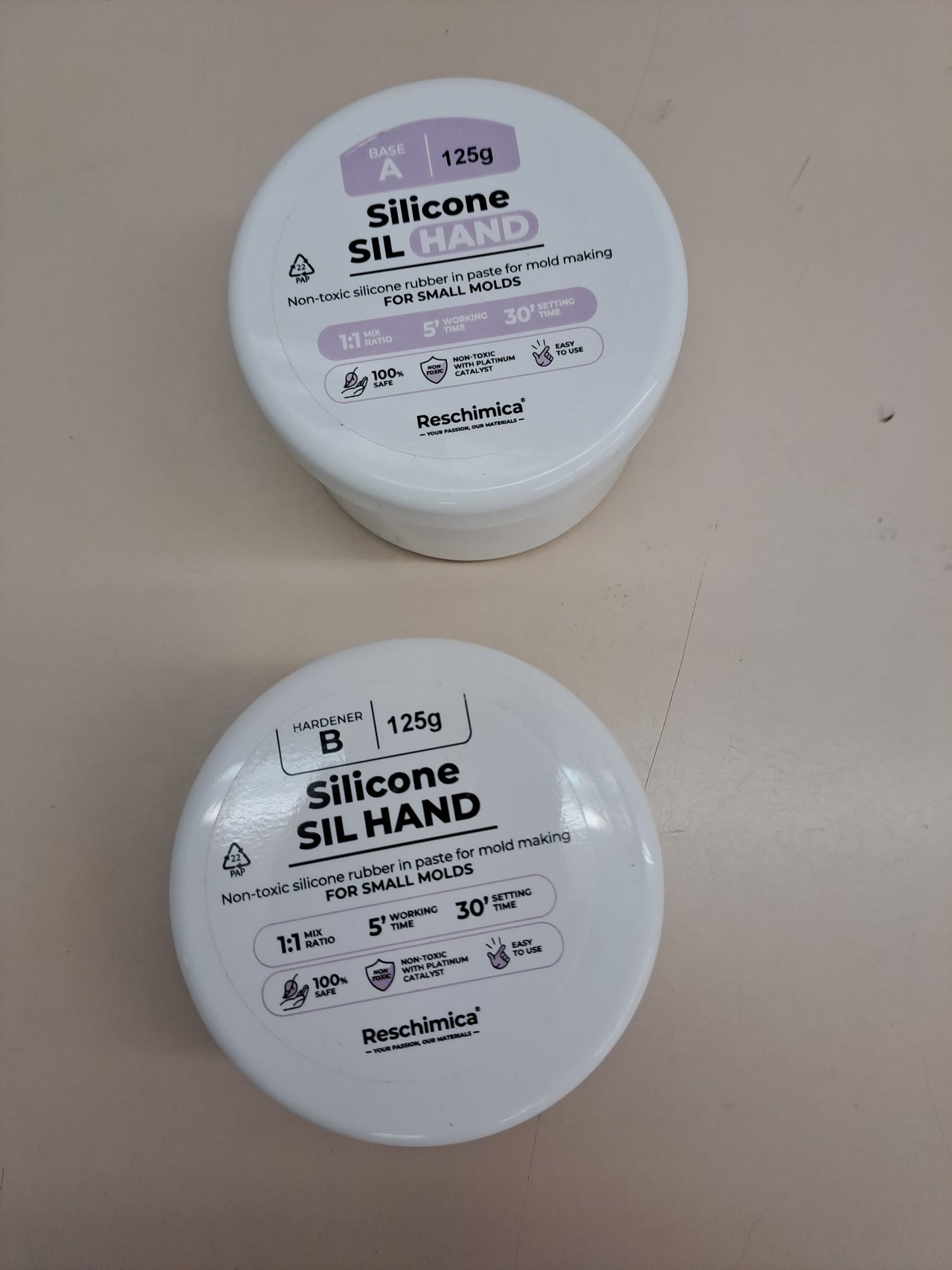 Silicona moldeable 1:1 250 g – SIL HAND