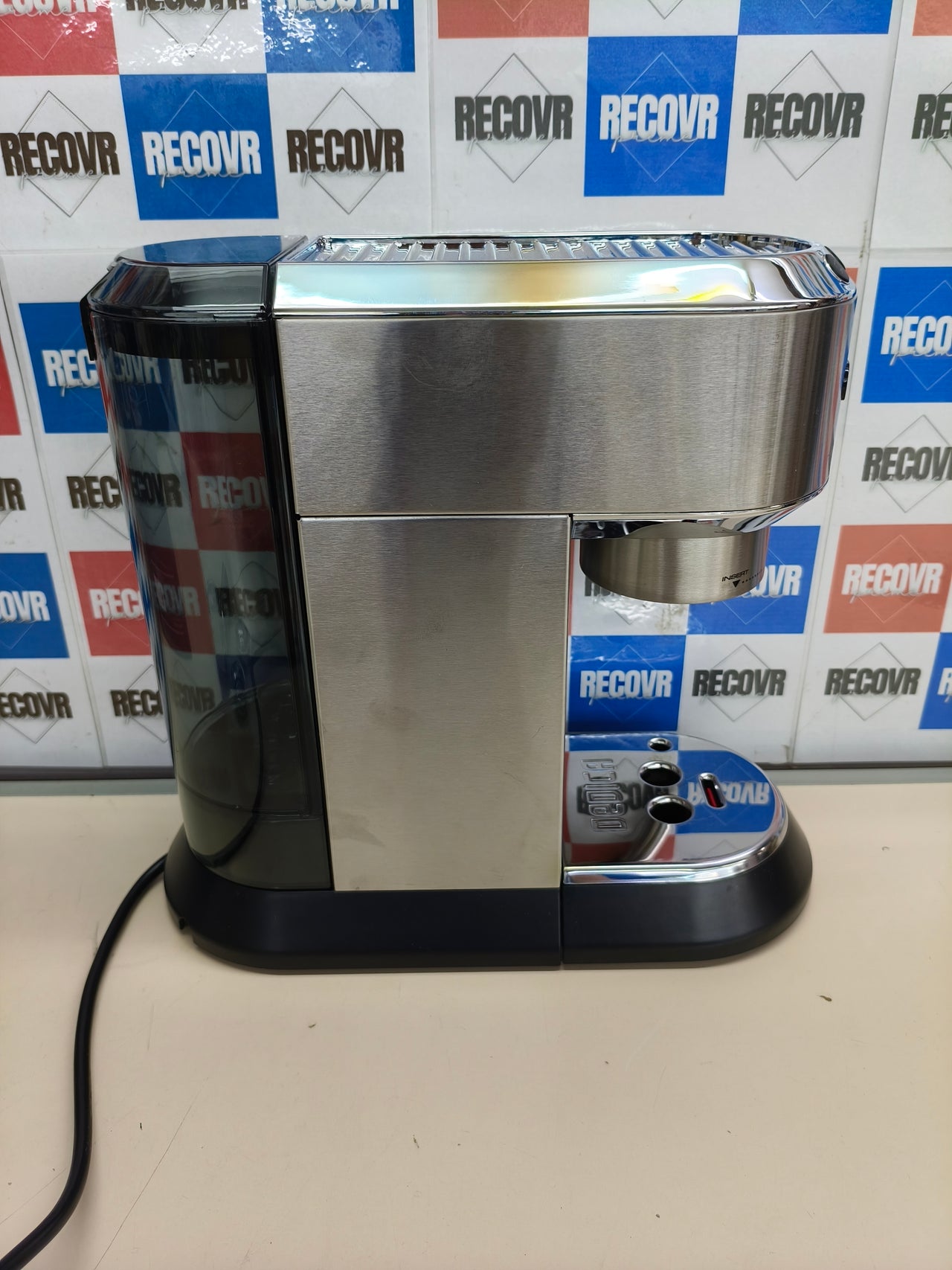 Cafetera espresso De’Longhi Dedica acero inoxidable negra