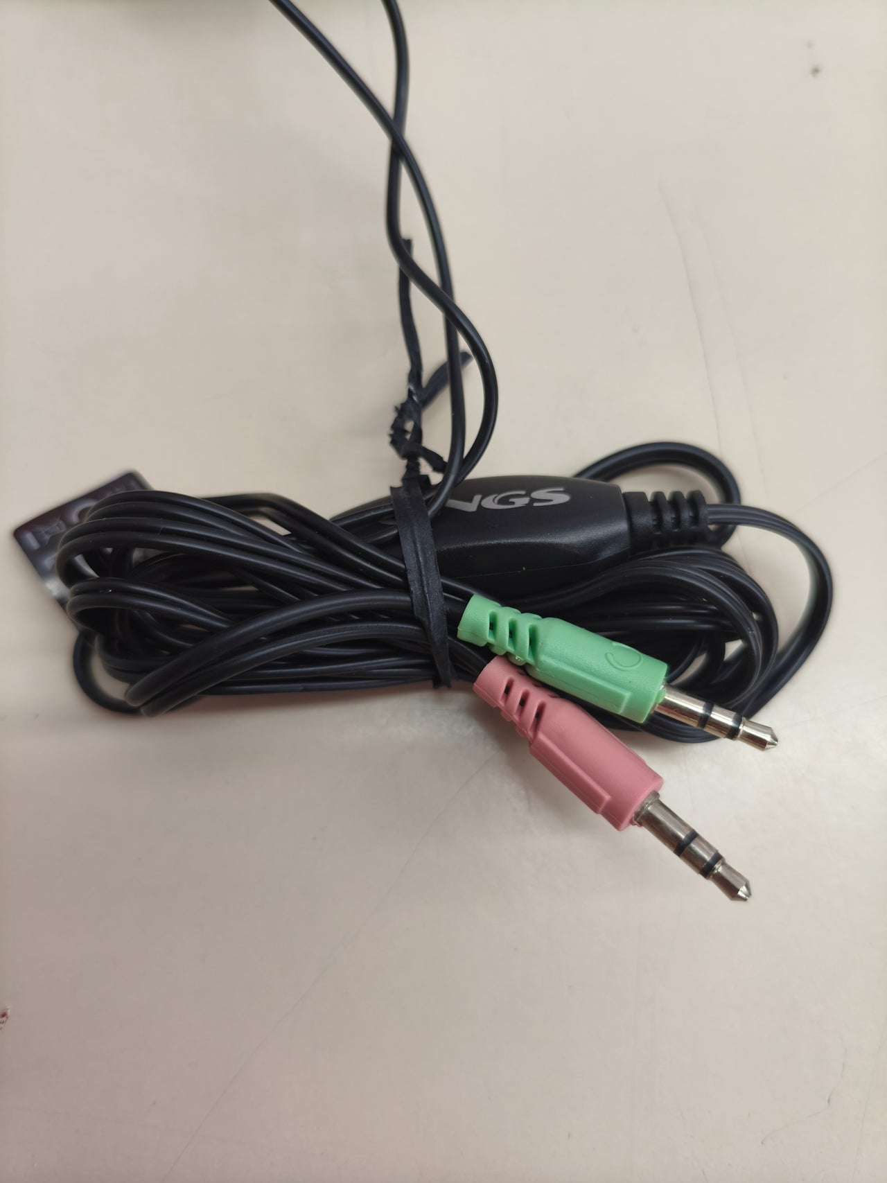 Auriculares con micrófono para ordenador, conexión jack de 3,5 mm