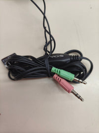 Auriculares con micrófono para ordenador, conexión jack de 3,5 mm