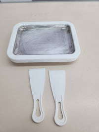 Plato para Hacer Rollos de Helado – Máquina Manual con 2 Espátulas para Sorbete, Yogur Helado y Gelato