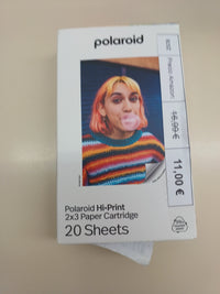 Cartucho 2x3  blanco Polaroid