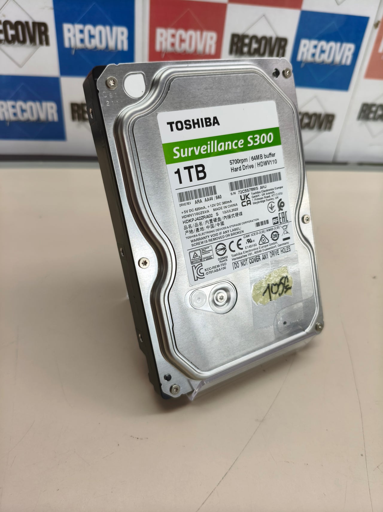 Disco Duro Toshiba Surveillance S300 1TB