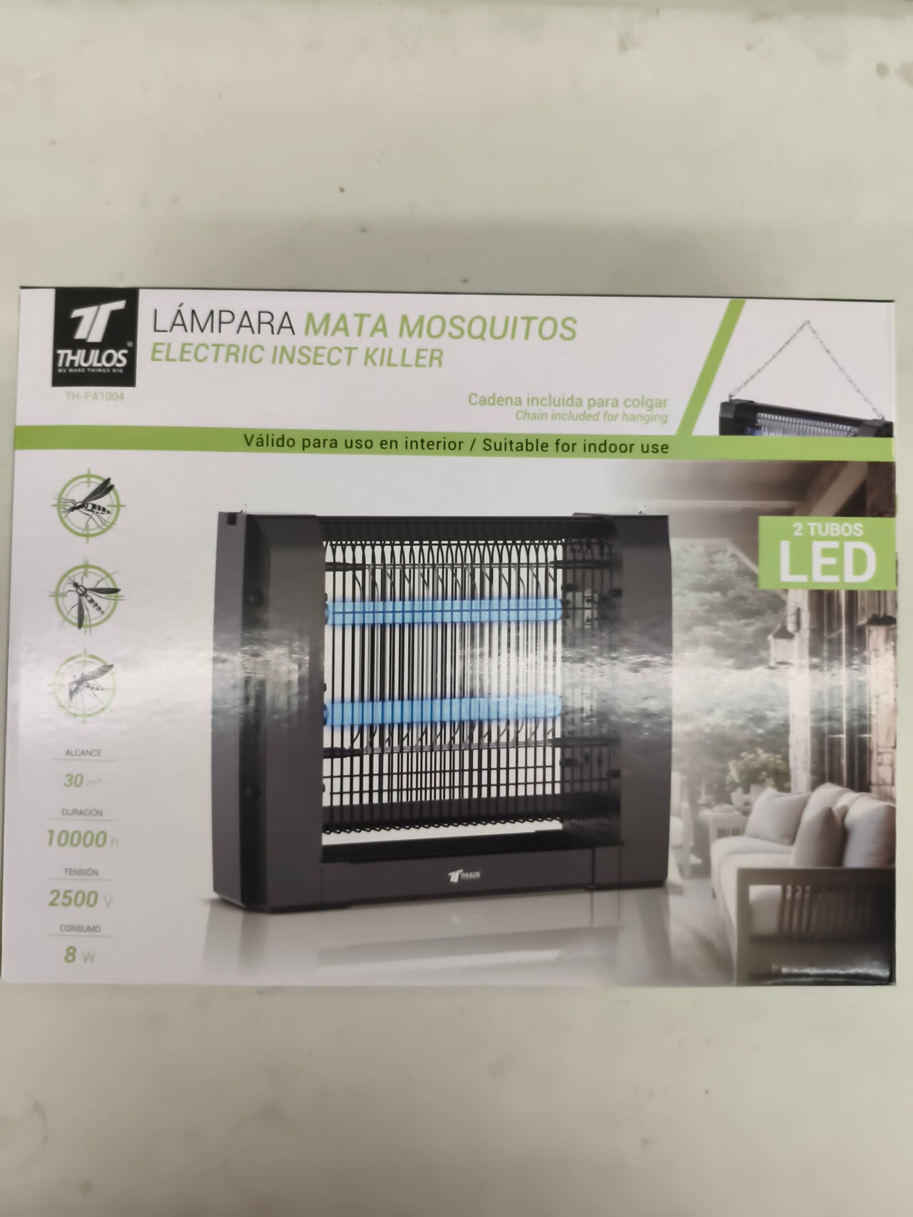 Lampara mata mosquitos TH- PA1004