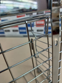 Cesta Deslizante para Gabinete Extraíble – Simple Houseware, Organizador Metálico Cromado