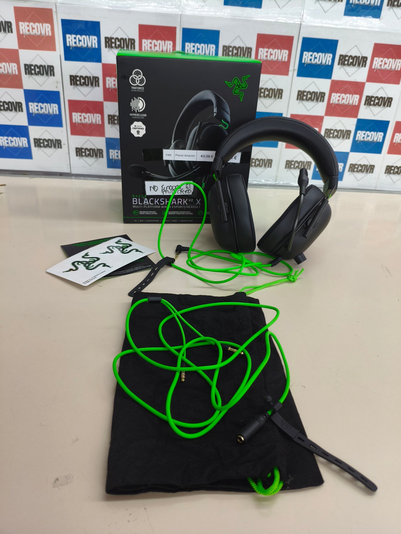 Razer Blackshark V2 X Auriculares Gaming