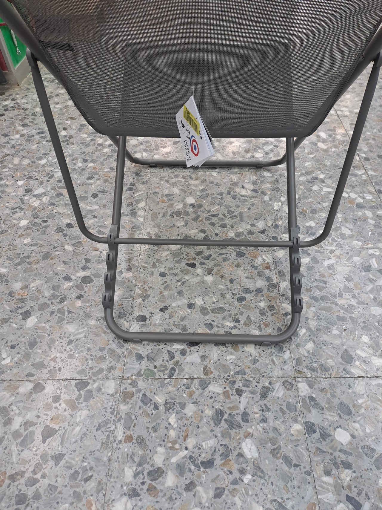 Tumbona plegable reclinable para jardín o terraza.