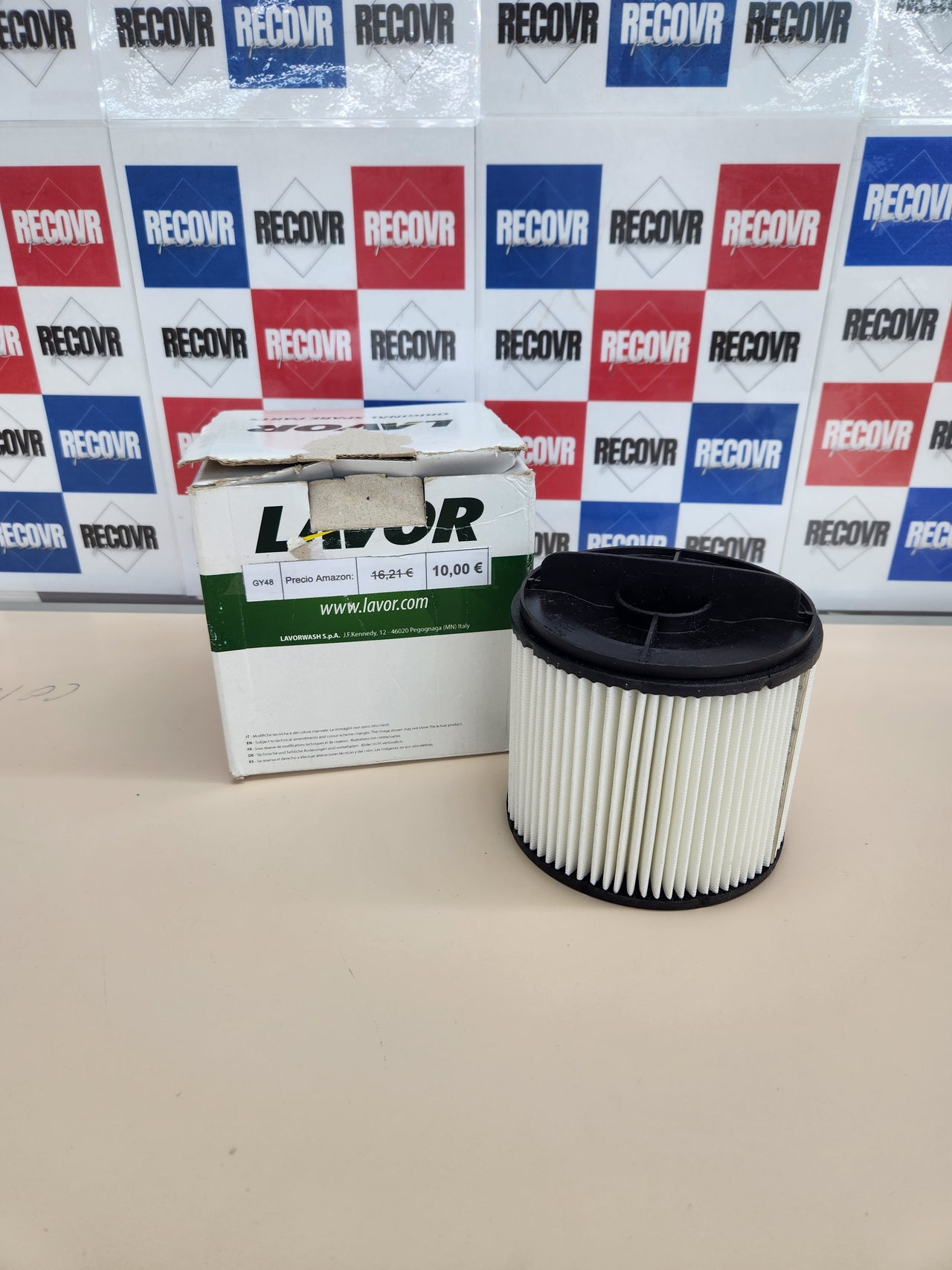 Filtro Aspiradora Lavor 5.212.0155 Compatible VAC