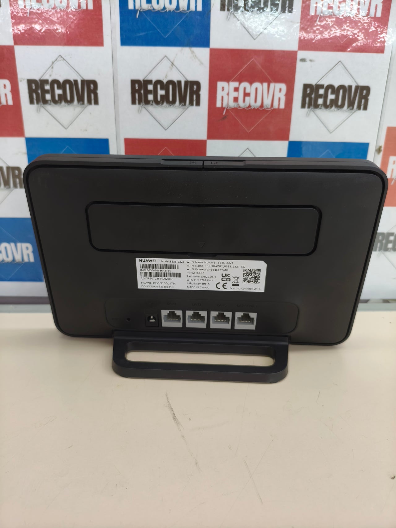 Router 4G LTE Huawei B535 3 Pro WiFi dual banda Cat7 300 Mbps negro