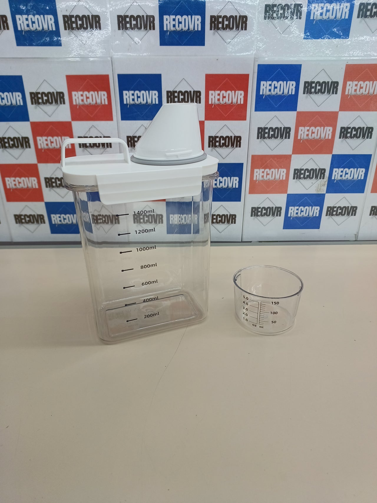 Dispensador Detergente Hermético 1800ml con Medidor