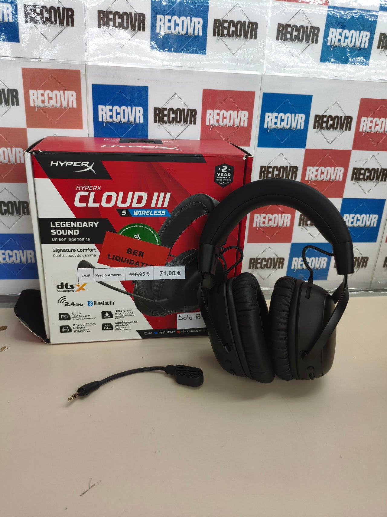 Auriculares gaming inalámbricos HyperX Cloud III S