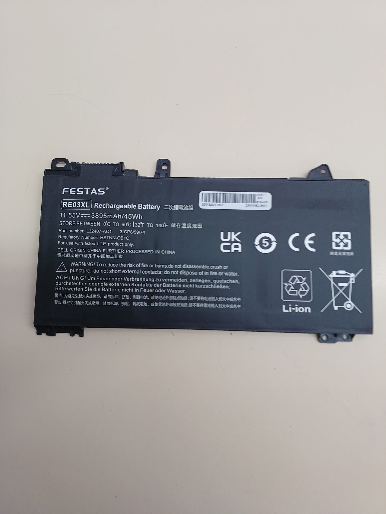 Batería portátil compatible HP ProBook 45 Wh - FESTAS