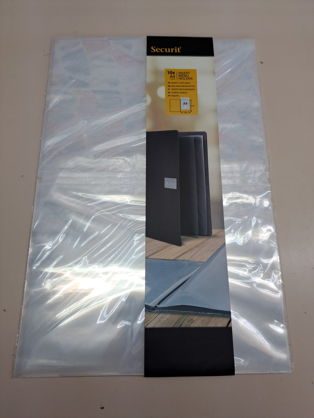Fundas menú A4 doble cara pack 10 – Securit