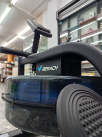 Remo 15 litros, capacidad de carga de 150 kg, para el hogar, máquina de remo con resistencia al agua de conectividad Bluetooth y aplicación, soporte para iPad, asiento ergonómico MERACH