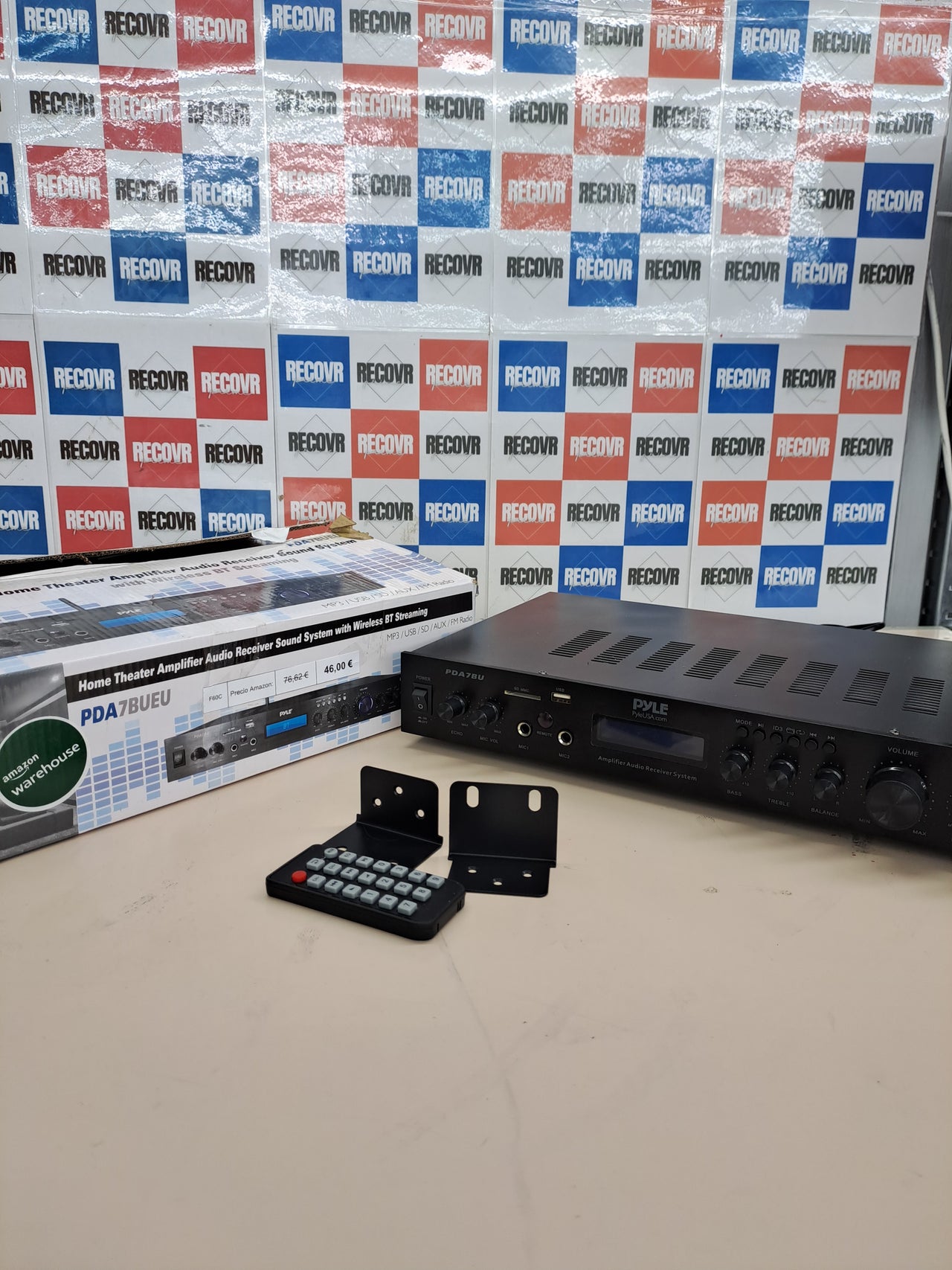 Amplificador de audio Pyle 5 canales Bluetooth