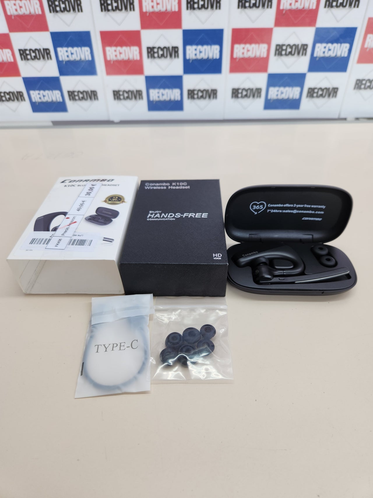 Auricular Bluetooth Conambo V5.2 ENC 16H Manos Libres