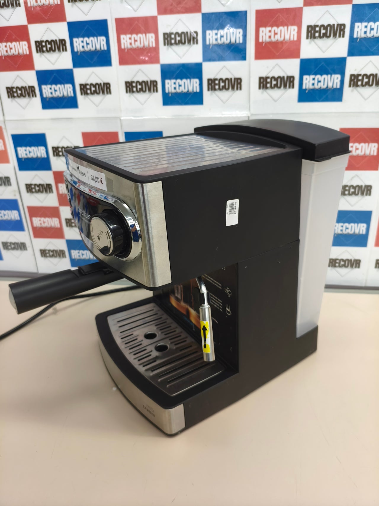 Cecotec Power Espresso 20 cafetera express manual 20 bares y depósito de 1,6 L