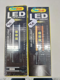 Sandowi Led USB flashlight 5w+3cob light Q-LED66