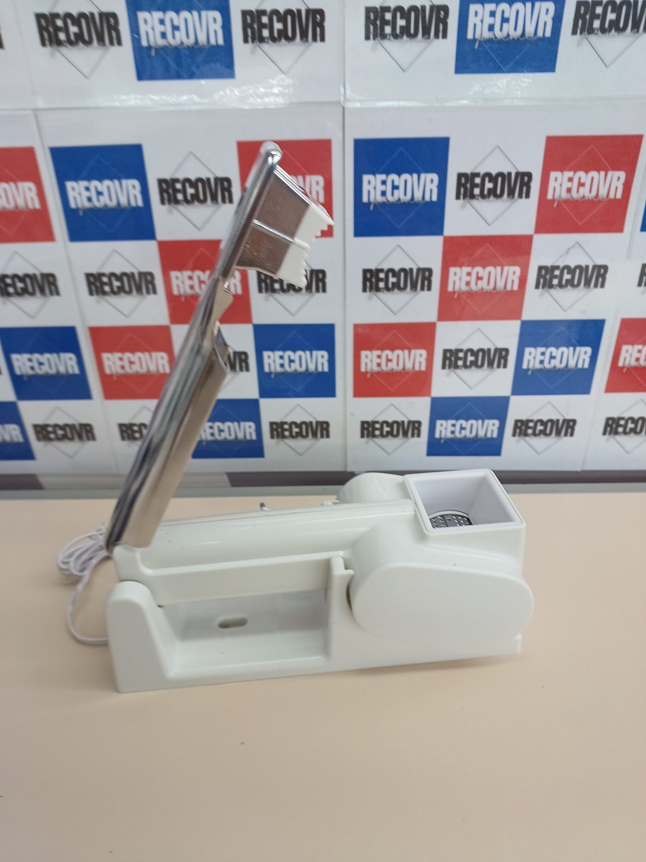 Rallador eléctrico Ariete 44 inox inalámbrico blanco