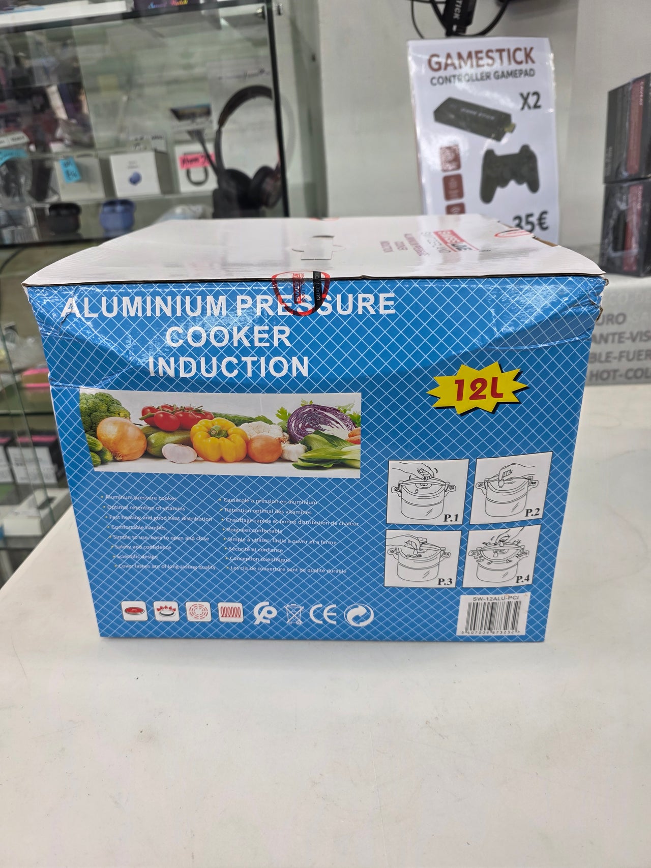 Olla a presión 12L SW-12ALU-PCI