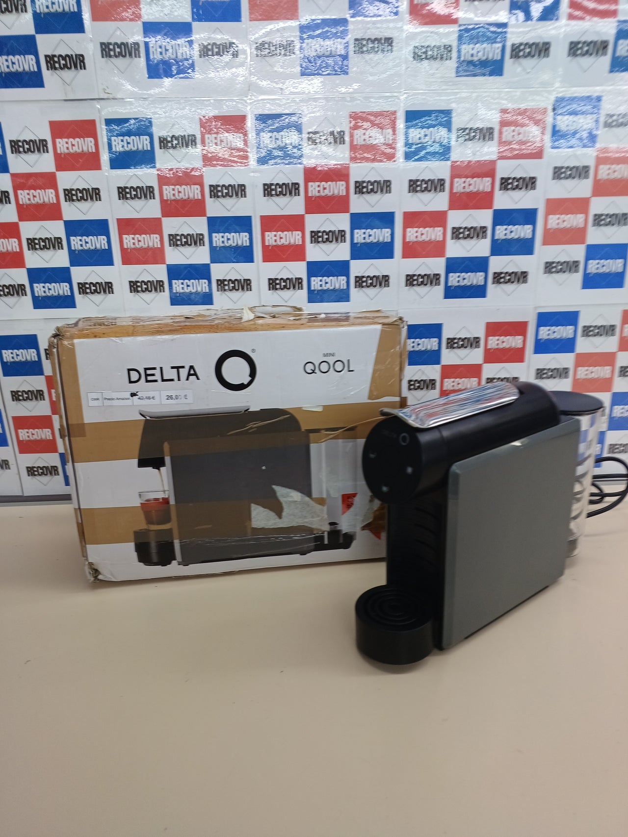 Cafetera cápsulas compacta gris - Delta Q Mini Qool