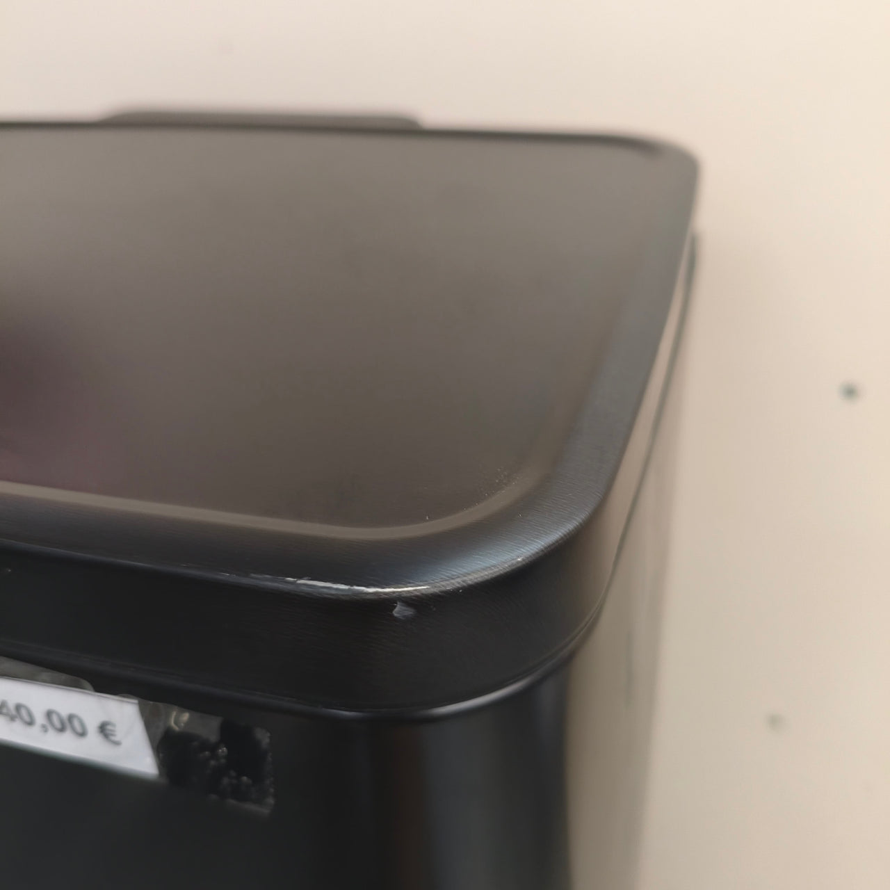 EKO Madison, cubo de basura de 30L con pedal y acero inoxidable