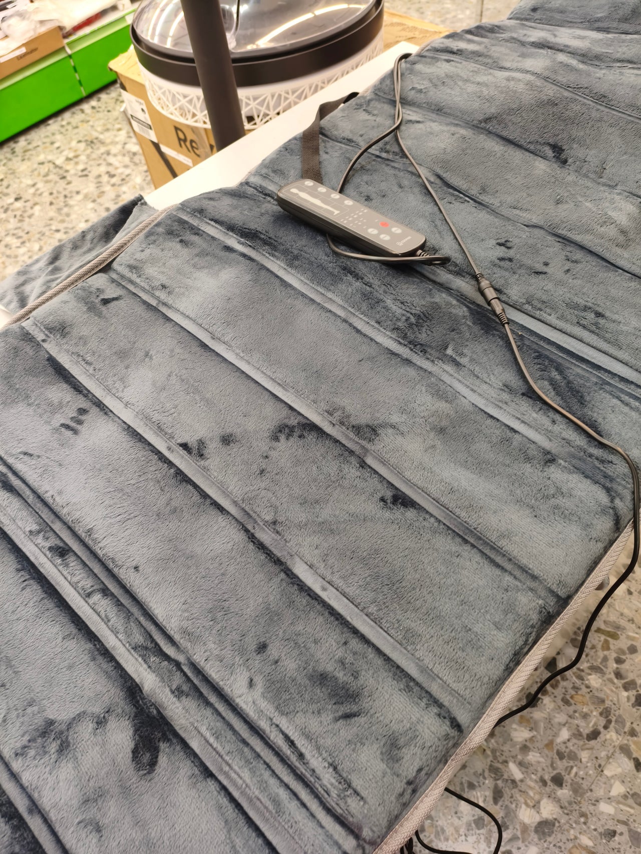 Colchón de masaje eléctrico COMFIER con calor, 10 motores y apagado automático