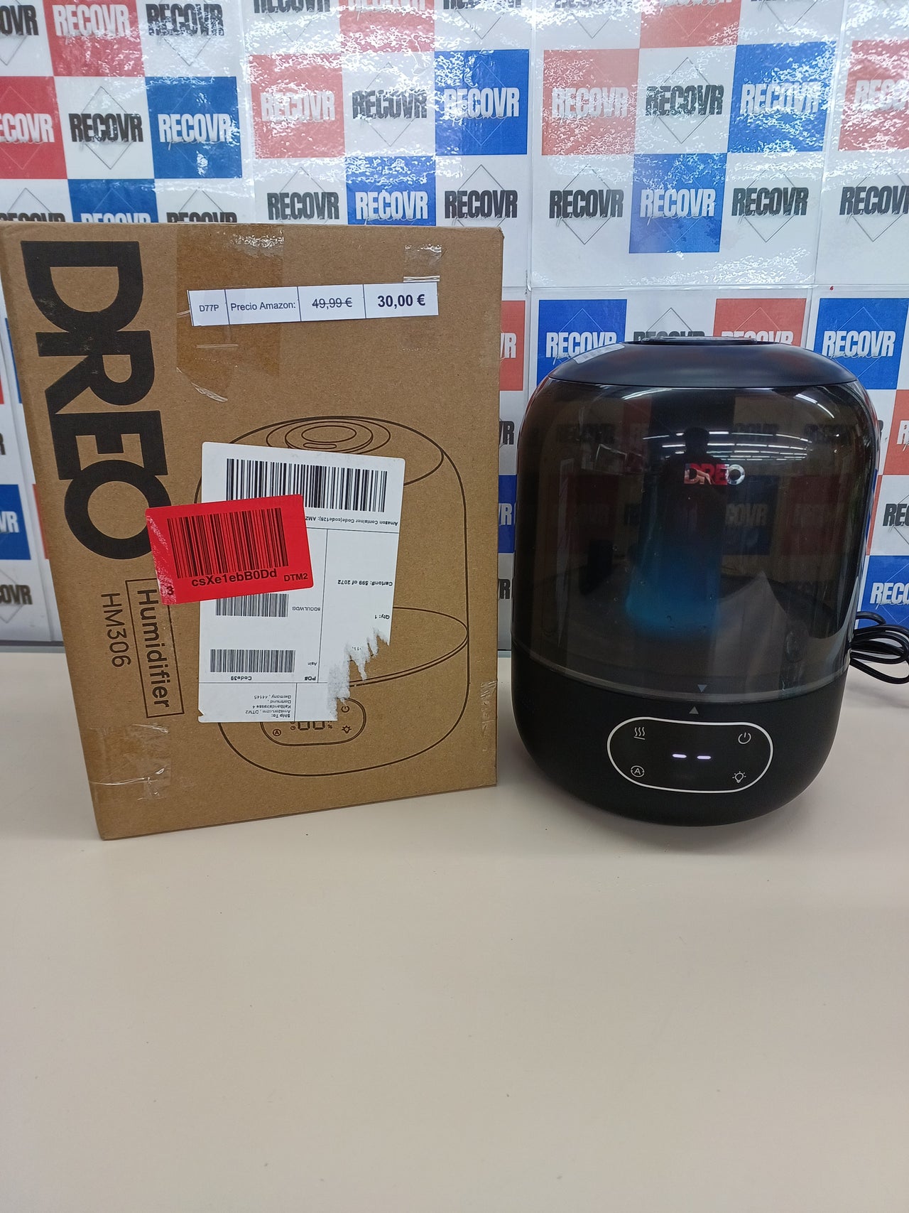 Humidificador ultrasónico 3 L 30 h silencioso – Dreo