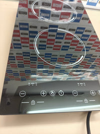 Placa de inducción GTKZW de 2 fuegos y 3600 W con 9 niveles