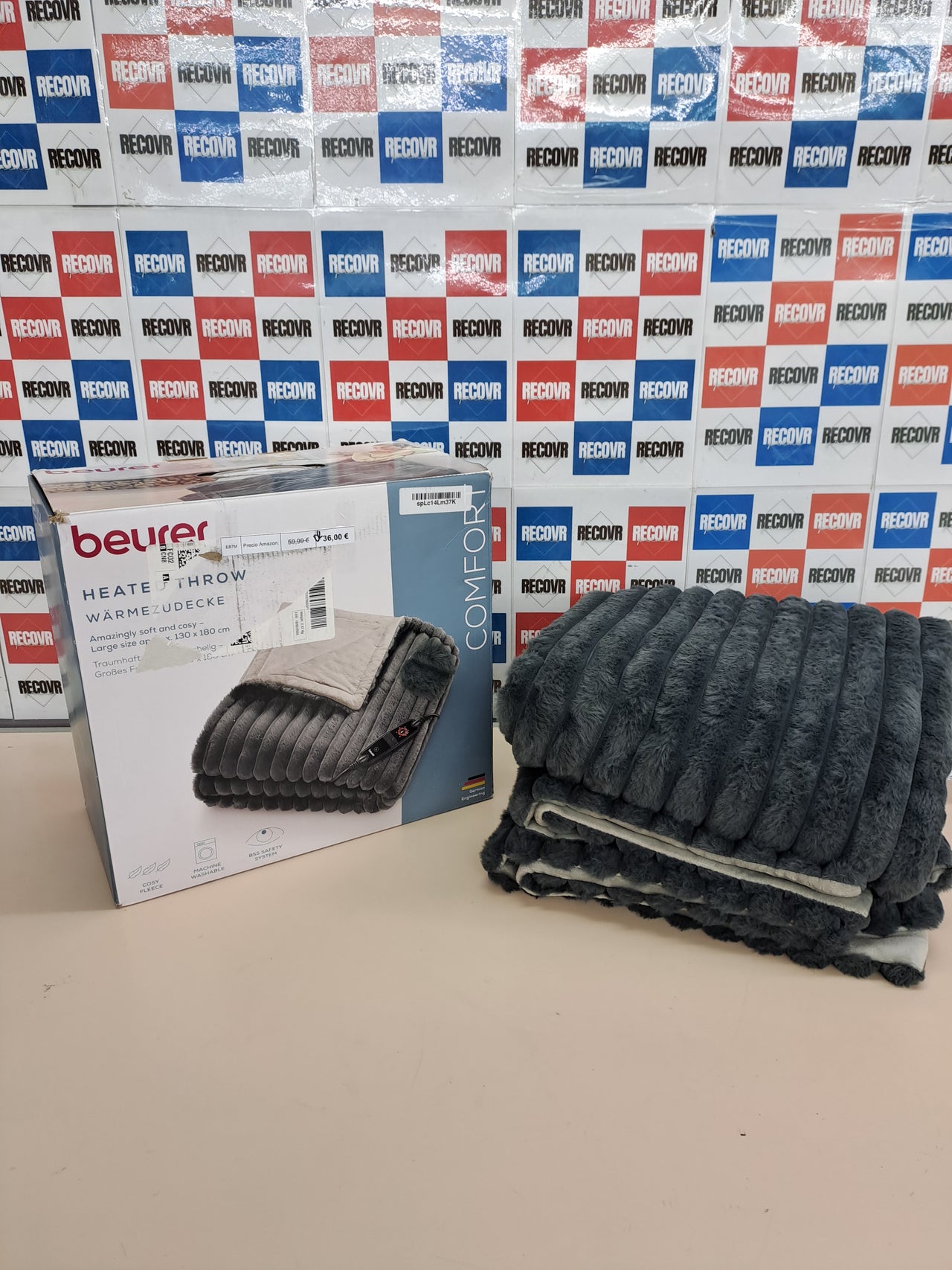 Manta eléctrica 6 niveles autoapagado lavable – Beurer