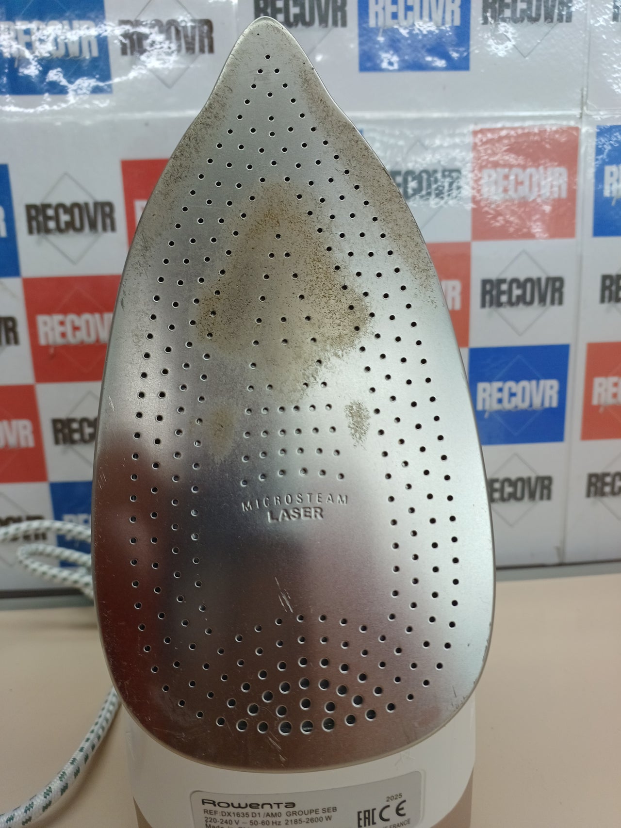 Plancha vapor 2400 W golpe 120 g – Rowenta