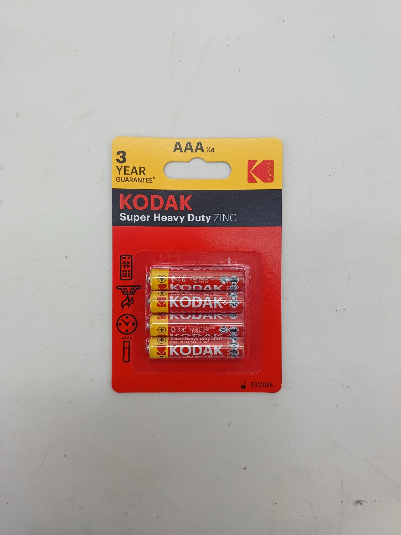 Pilas AAA, 1,5V, Kodak