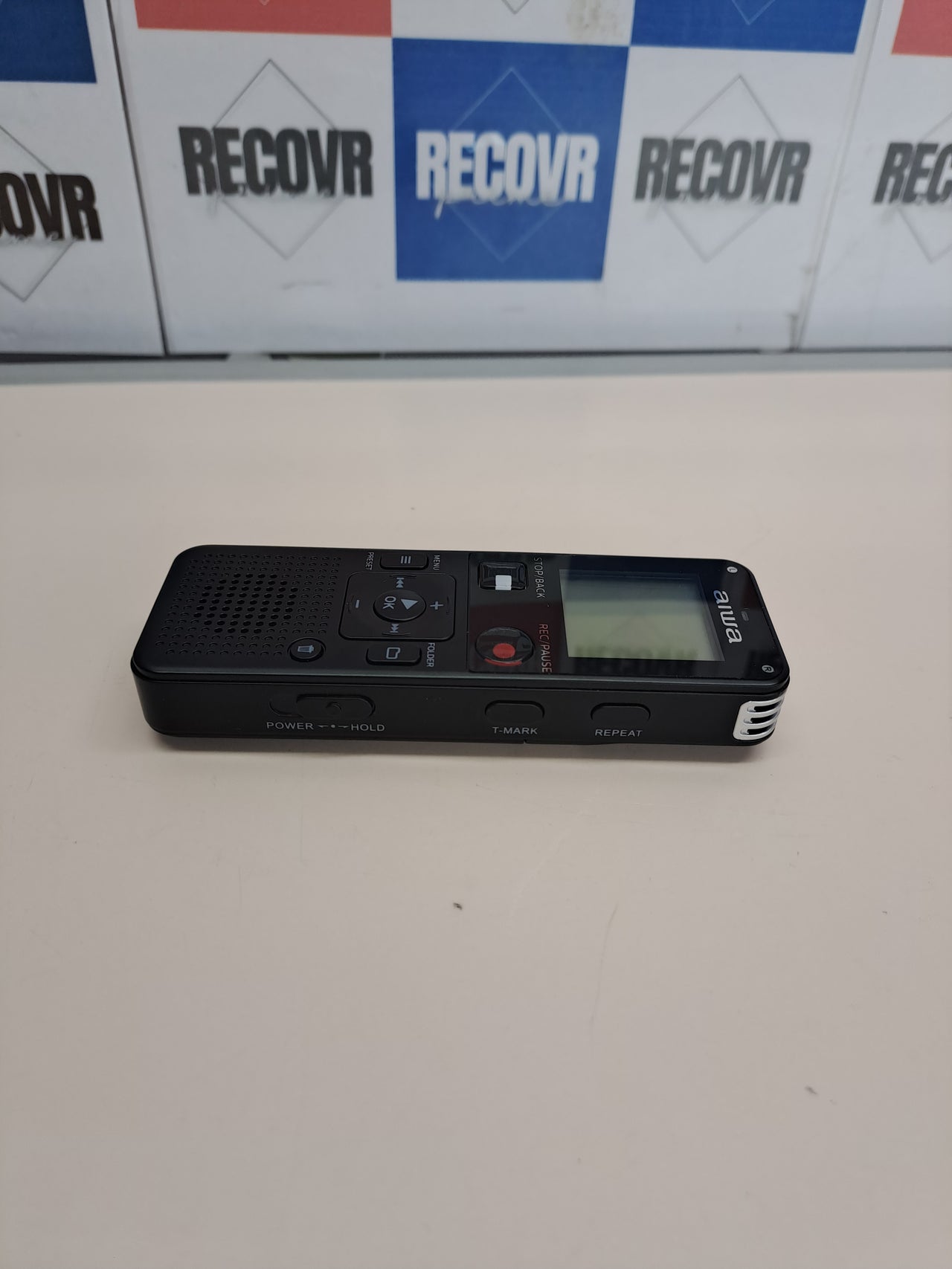 Grabadora de voz digital 16GB micrófono estéreo AIWA
