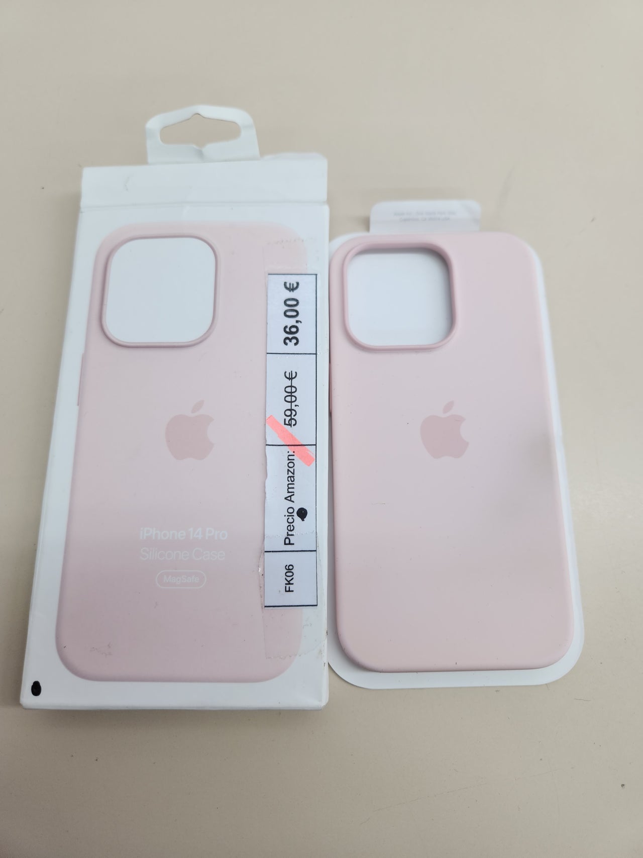 Funda silicona MagSafe iPhone 14 Pro Rosa