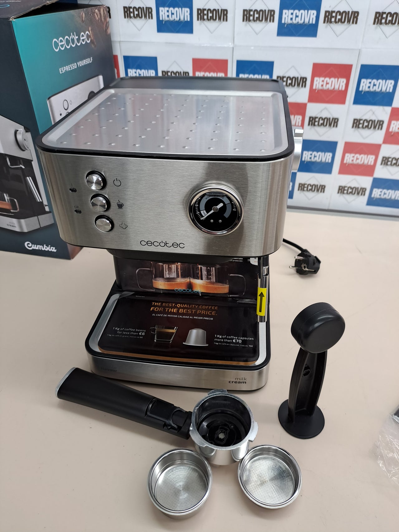Cafetera espresso Cecotec Power Espresso 20