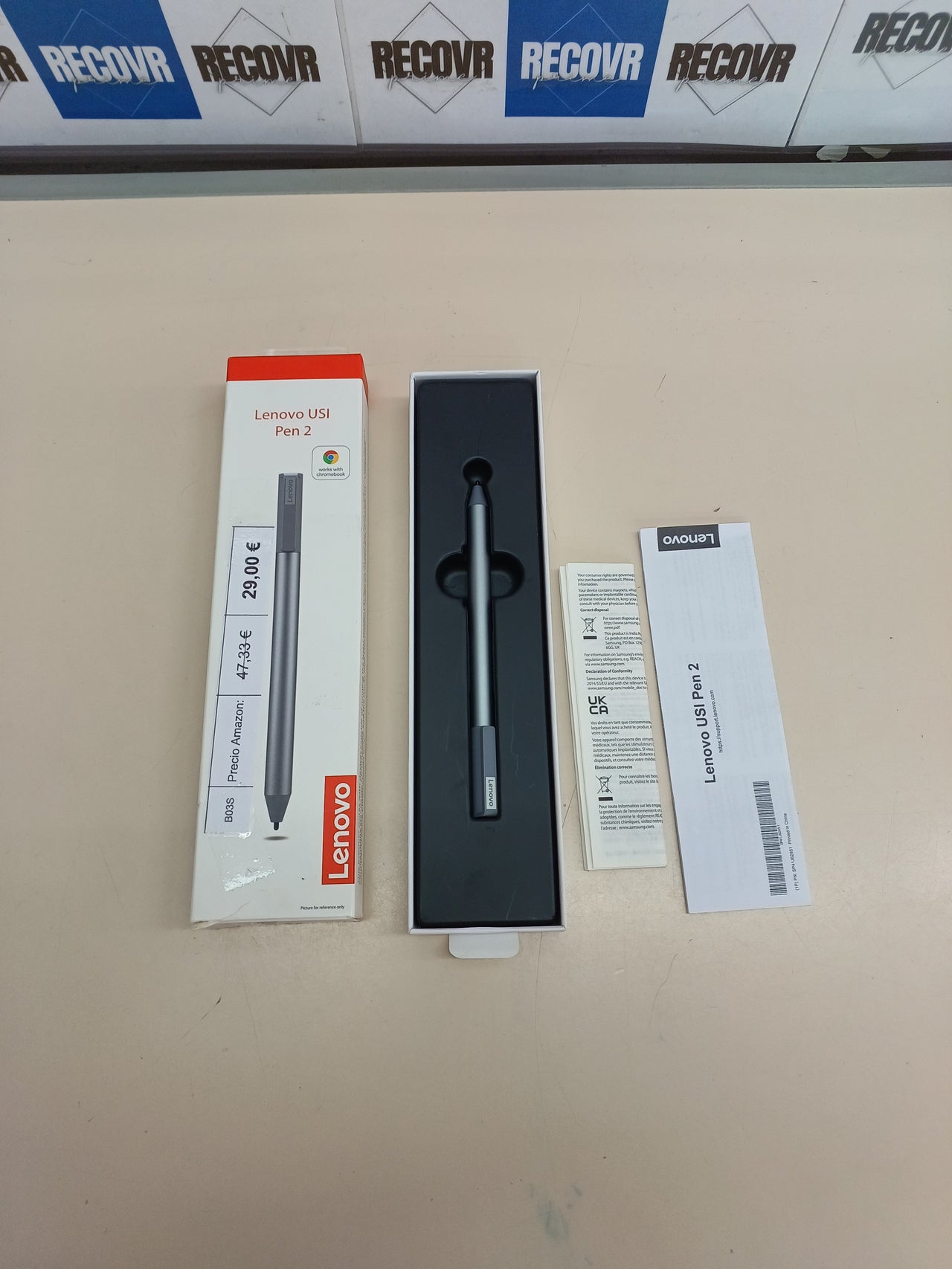 Lápiz Óptico Lenovo USI Pen 2 Compatible USI
