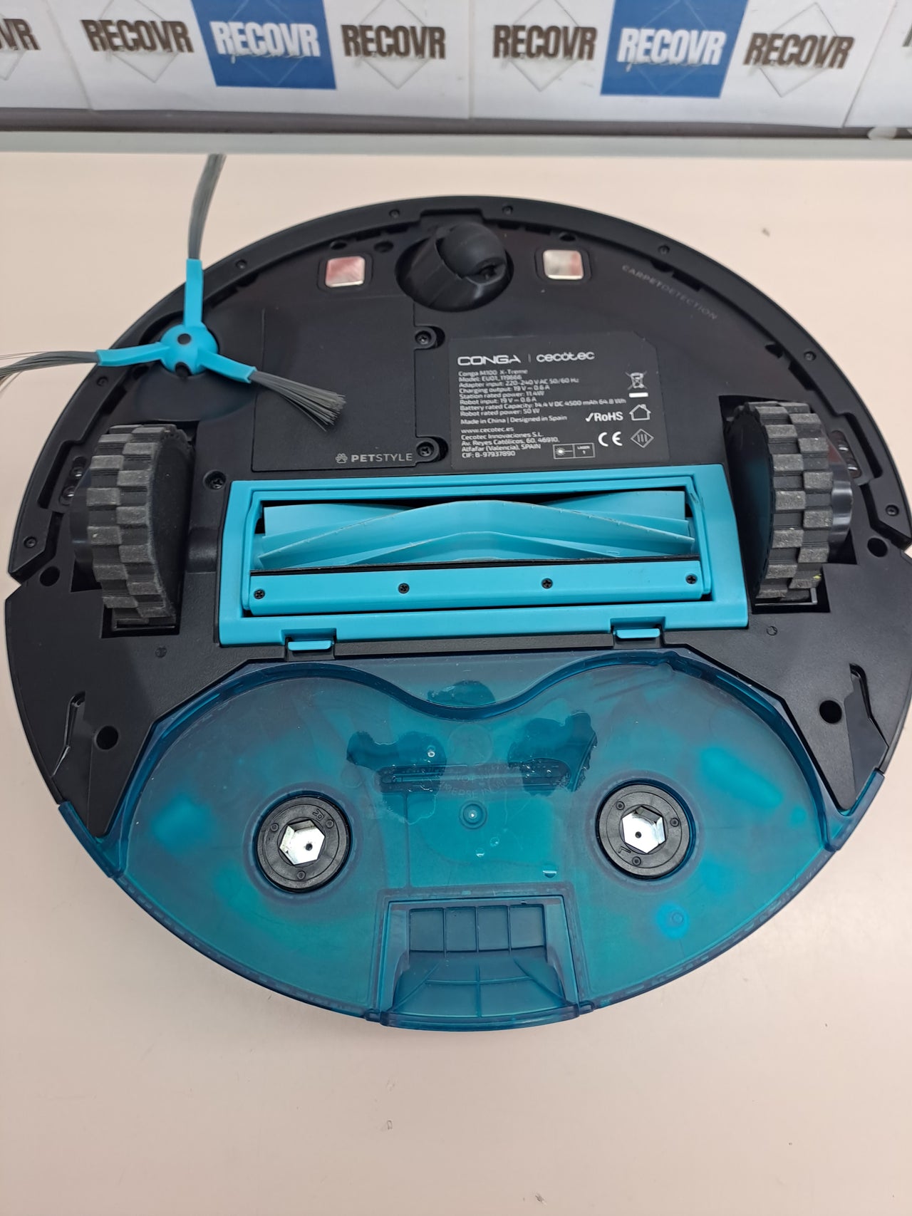 Robot aspirador 20000Pa IA mopas giratorias Conga M100