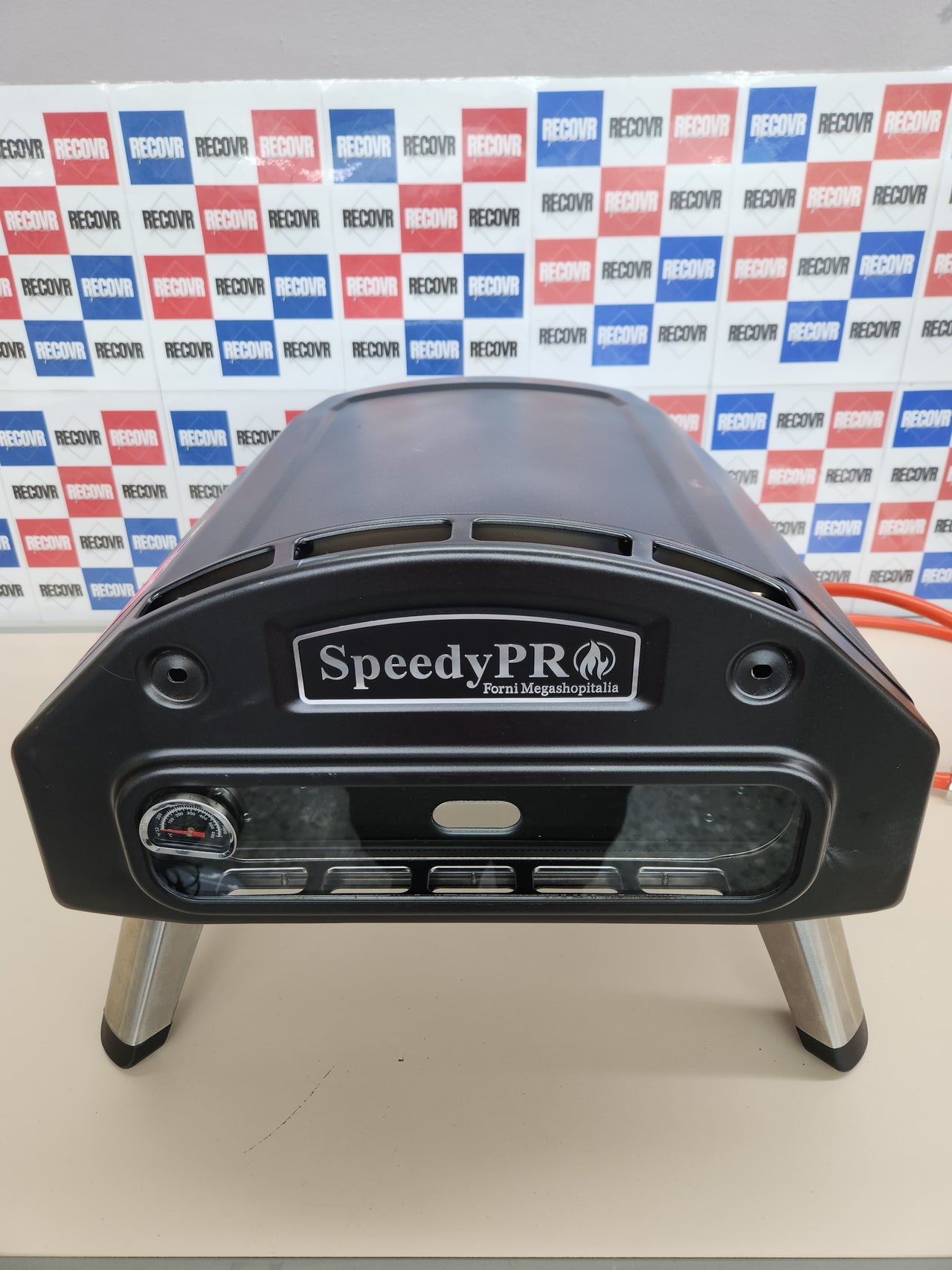 Forno per Pizza a Gas in Acciaio Pietra Rotante Automatica 500 gradi SpeedyPRO Forno da Esterno Portatile