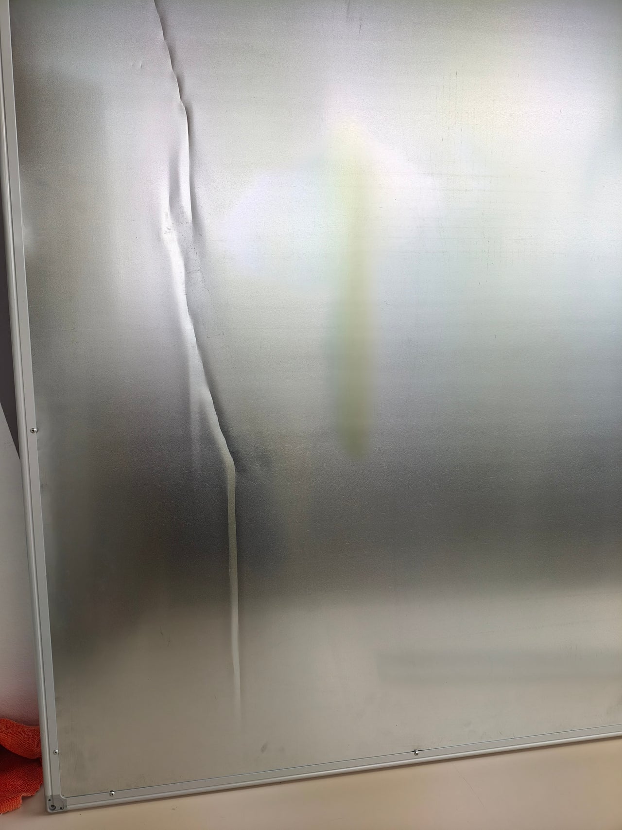 Pizarra magnética blanca Ofituria 200x100 cm con marco de aluminio