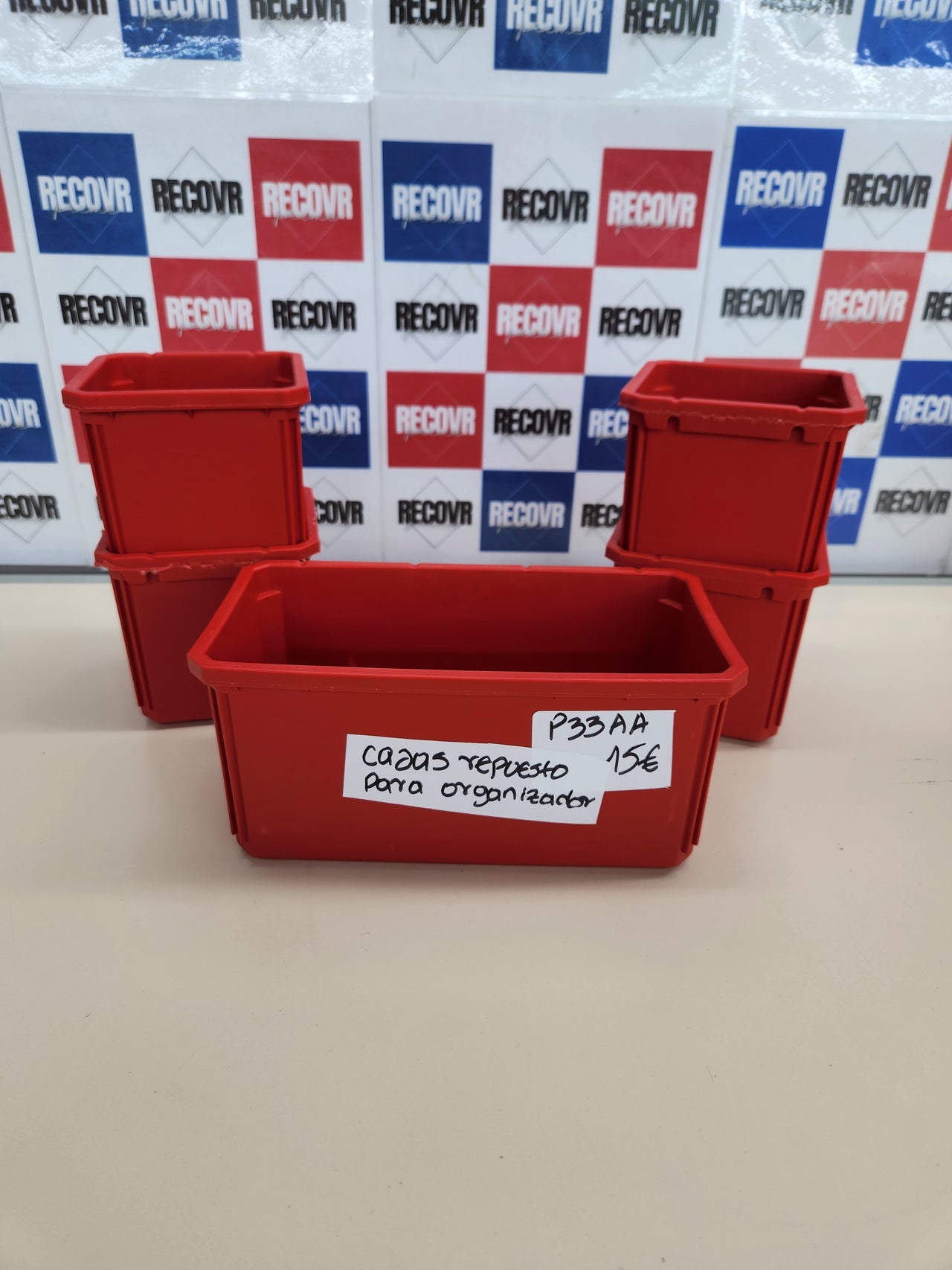 Cajas de Repuesto 5 para Organizador Milwaukee 4932478300 Packcout 4932478300