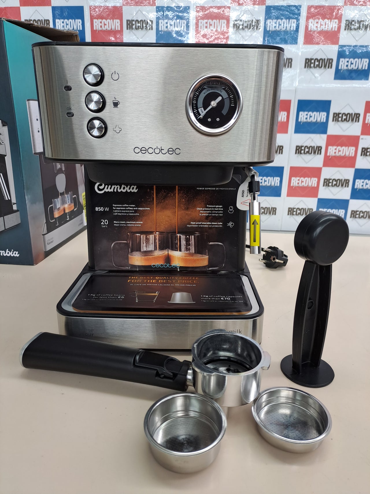 Cafetera espresso Cecotec Power Espresso 20
