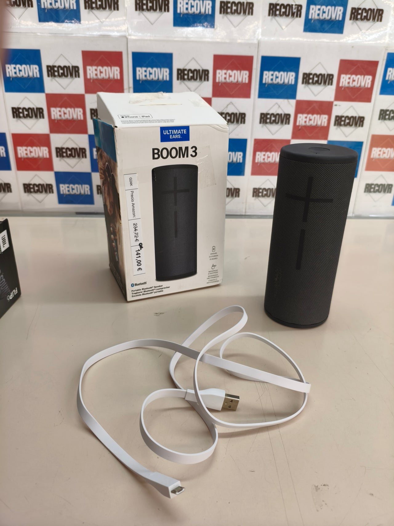 Ultimate Ears Boom 3, altavoz Bluetooth portátil, negro