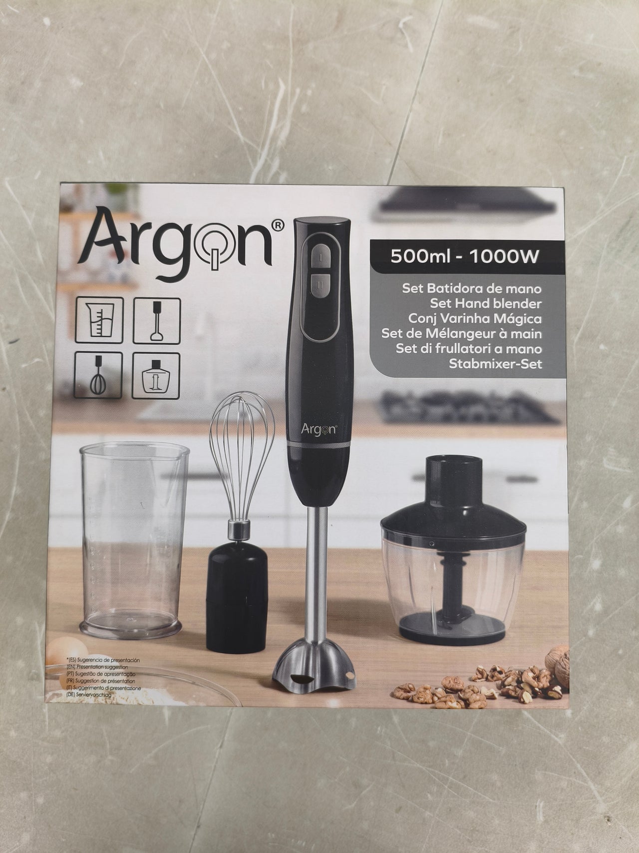 Batidora de mano Argon 3 en 1
