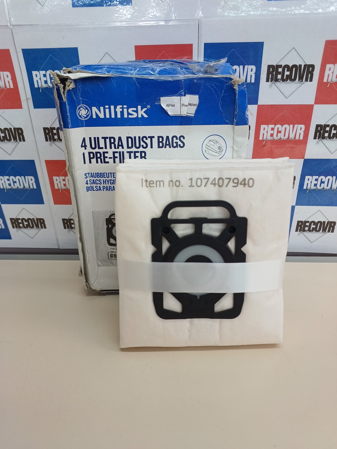 Bolsas Aspiradora Nilfisk 107407940 4uds + Filtro